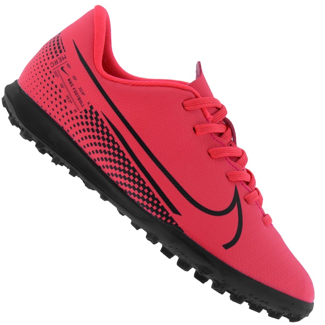 Chuteira Society Nike Mercurial Vapor 13 Club TF - Infantil - Foto 1