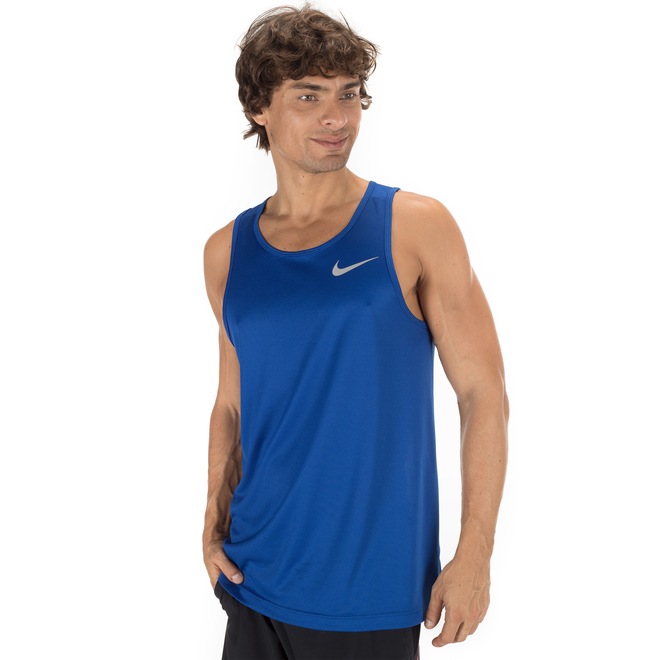 Camiseta Regata Nike Dry Miler Tank - Masculina - Foto 2