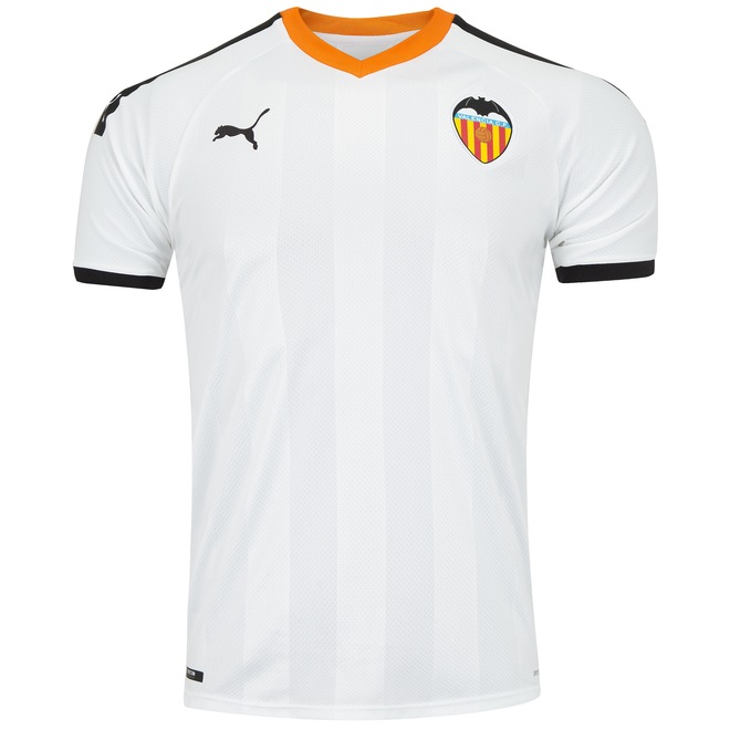 Camisa Valencia I 19/20 Puma - Masculina - Foto 1