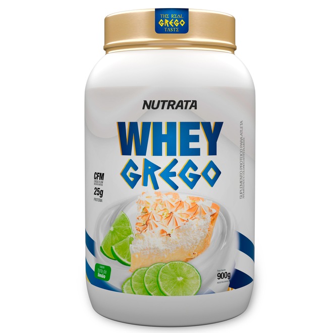 Whey Protein Nutrata Torta de Limão Grego - 900g - Foto 1