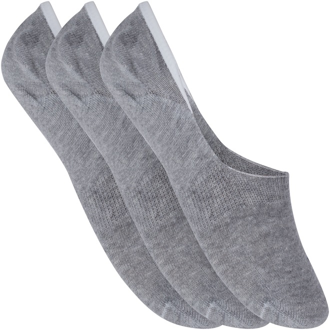 Kit de Meias Invisível Oxer com 3 Pares - 34 a 38 - Feminino - Foto 1