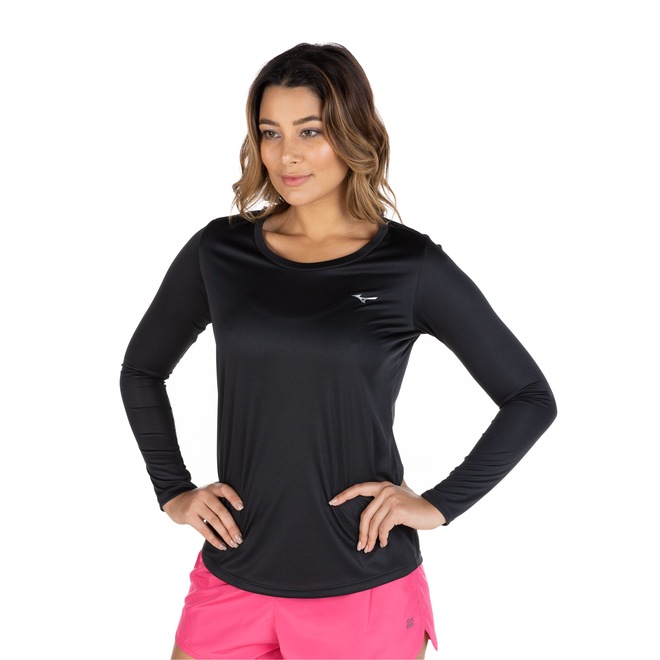 Camiseta Manga Longa Mizuno Energy - Feminina - Foto 2