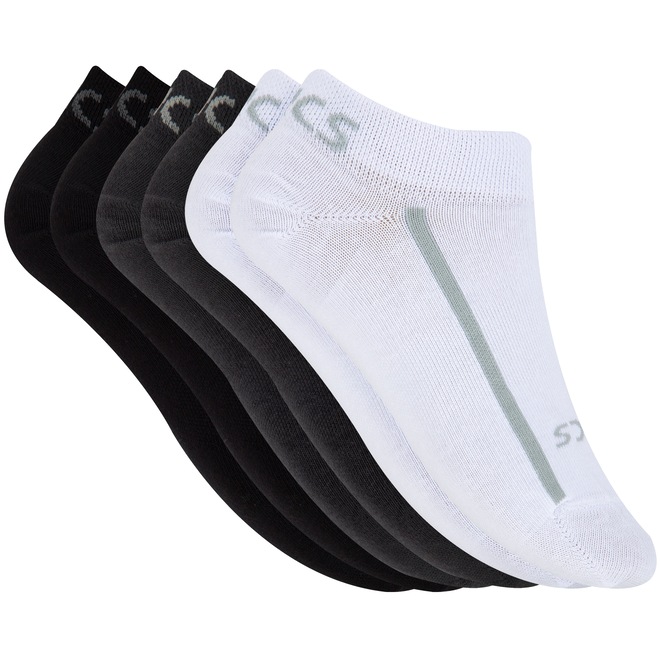 Kit de Meias Asics Soft Cotton com 6 Pares 34 a 38 - Adulto - Foto 1