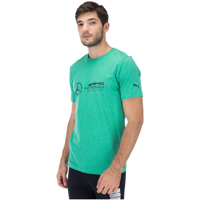 Camiseta Puma Mercedes Benz MAPM Logo 595352 - Masculina - Foto 2
