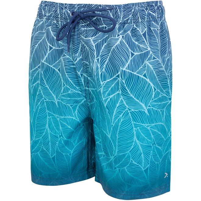 Bermuda de Banho Oxer Folhagem - Infantil - Foto 1