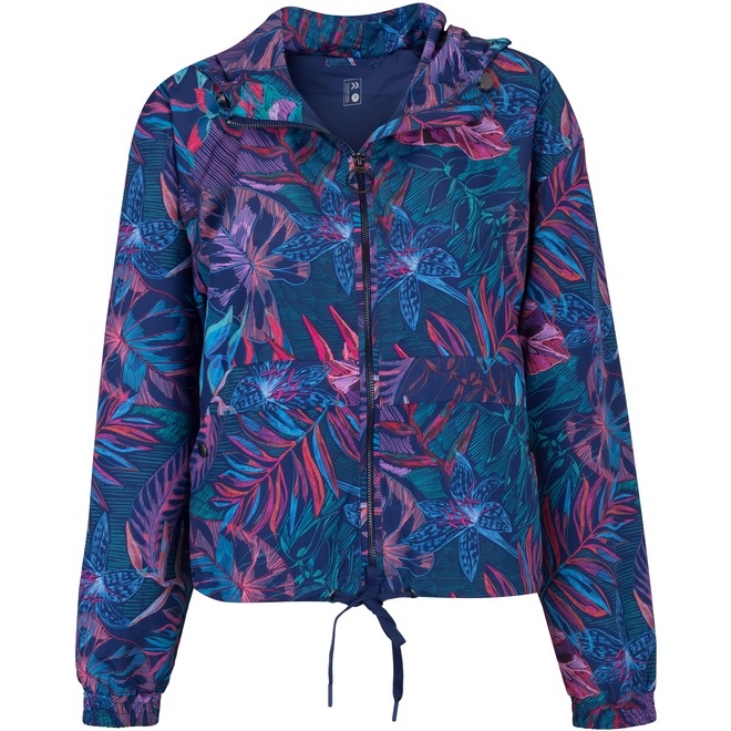 Jaqueta Corta-Vento com Capuz Oxer Ajustável - Feminina - Foto 1