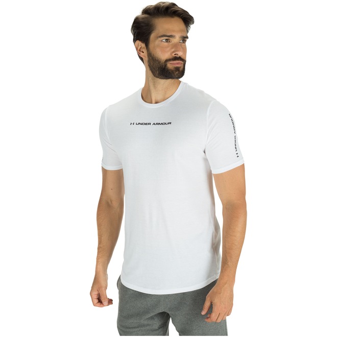 Camiseta Under Armour Shaped Graphic - Masculina - Foto 2