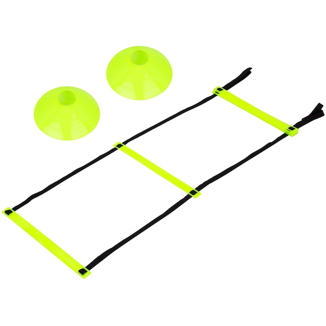 Kit de Treino Funcional Oxer: Escada de Agilidade + 6 Cones - Foto 1