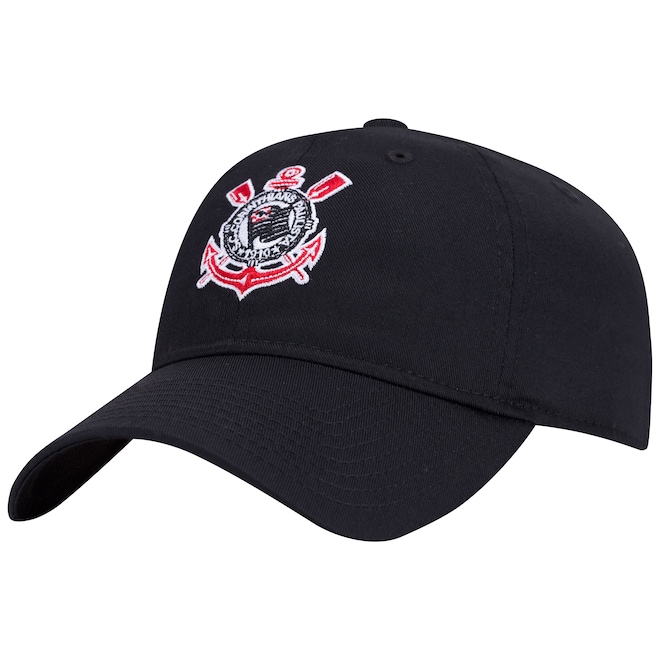 Boné Aba Curva do Corinthians New Era 920 - Strapback - Adulto - Foto 1
