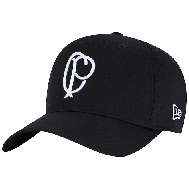 Boné Aba Curva do Corinthians New Era 3930 Basic - Fechado - Adulto - Foto 1