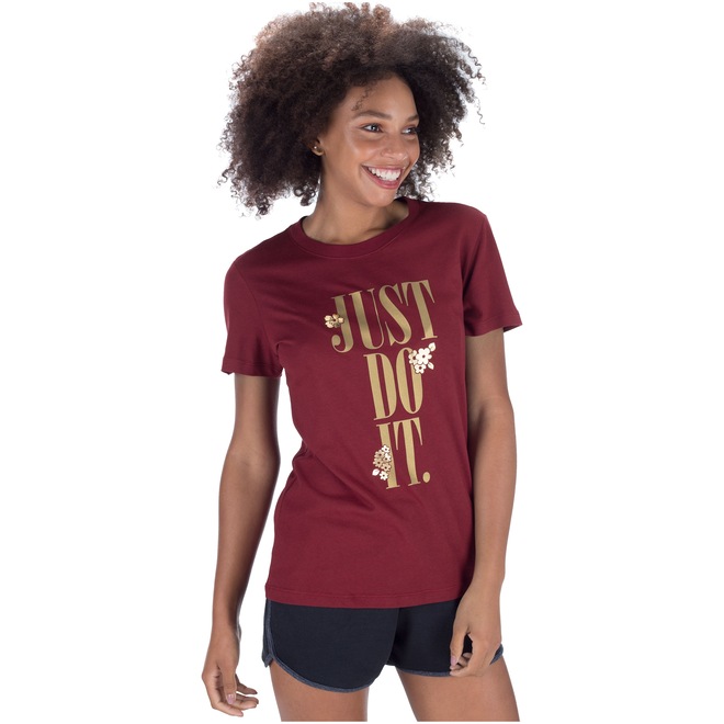 Camiseta Nike Sportwear Shine - Feminina - Foto 2