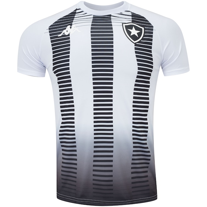 Camisa Pré-Jogo do Botafogo 2019 Kappa - Masculina - Foto 1