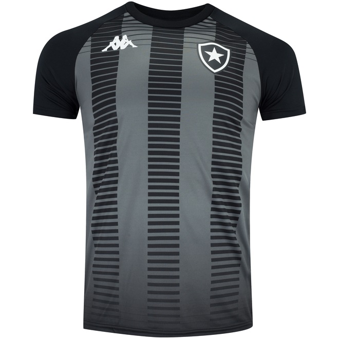 Camisa Pré-Jogo do Botafogo 2019 Kappa - Masculina - Foto 1