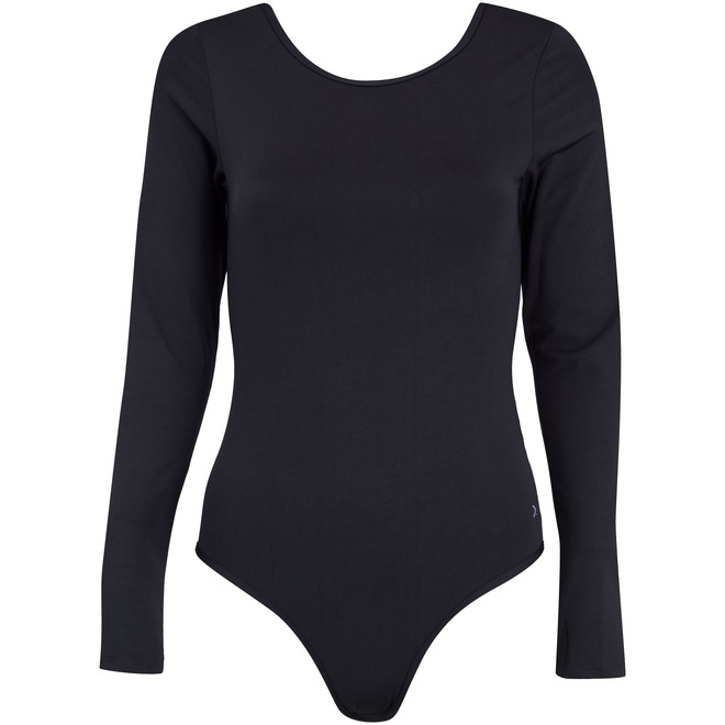 Body Fitness Manga Longa Oxer Balneário - Feminino - Foto 1