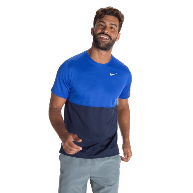 Camiseta Nike Breathe Run Top SS - Masculina - Foto 2