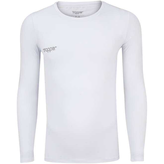 Camisa Térmica Manga Longa com Proteção Solar UV 50 Topper - Masculina - Foto 1