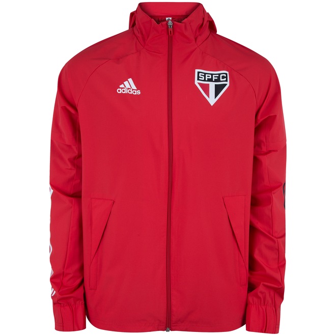 Jaqueta do São Paulo PS 2020 adidas com Capuz - Masculina - Foto 1