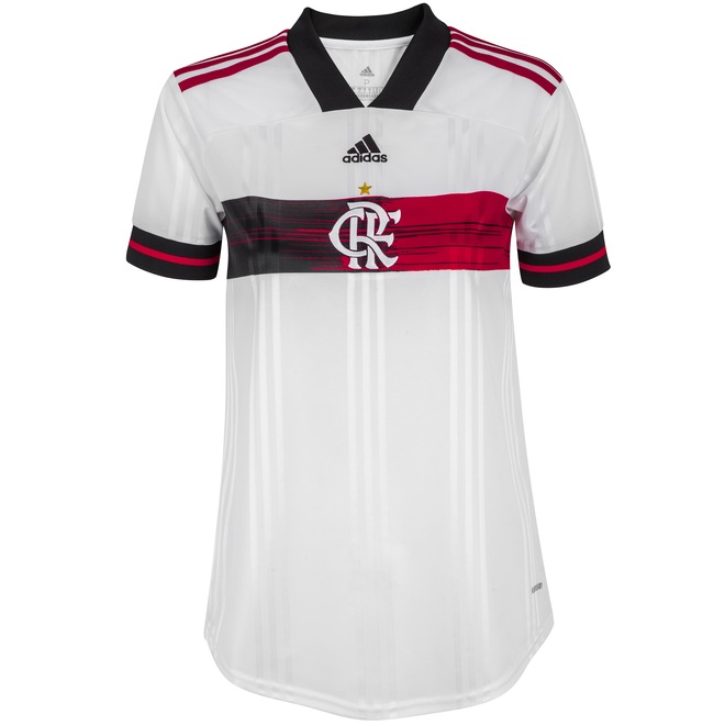 Camisa do Flamengo II adidas 20 - Feminina - Foto 1