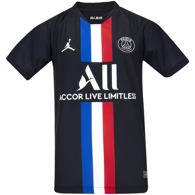 Camisa Jordan X PSG IV 19/20 Nike - Infantil - Foto 1