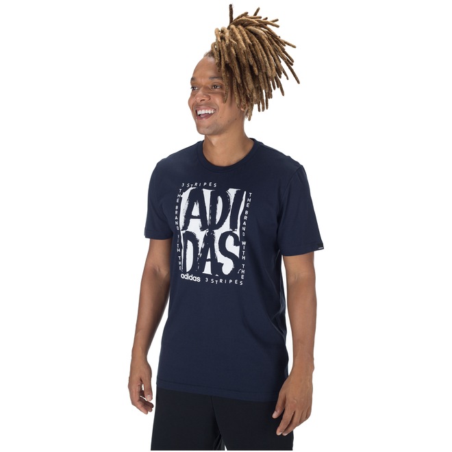 Camiseta adidas M Stmp T - Masculina - Foto 2