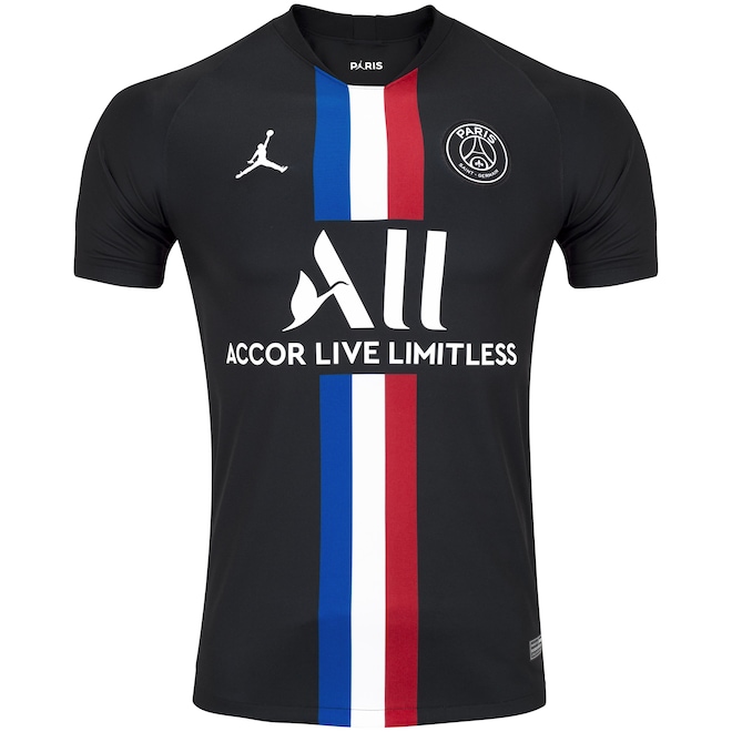 Camisa Jordan X PSG IV 19/20 Nike - Masculina - Foto 1