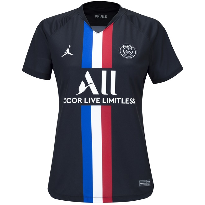 Camisa Jordan X PSG IV 19/20 Nike - Feminina - Foto 1