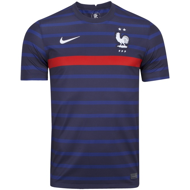 Camisa Seleção da França I 20/21 Nike - Masculina - Foto 1