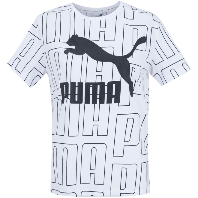 Camiseta Puma AOP - Feminina - Foto 1