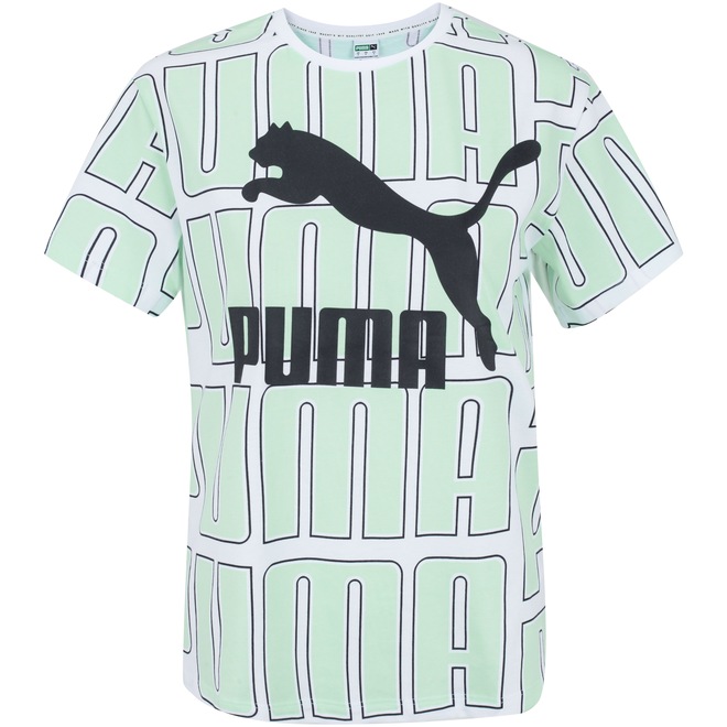 Camiseta Puma AOP - Feminina - Foto 1