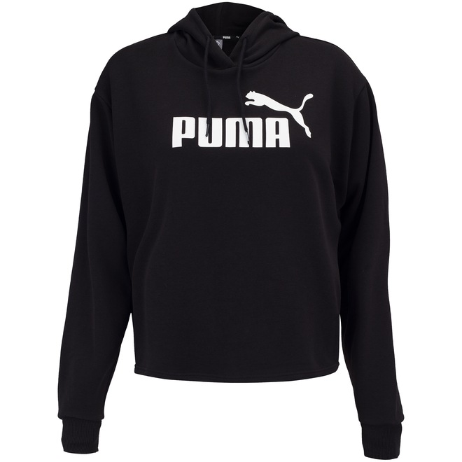 Blusão com Capuz Puma Ess Logo Cropped Hoody - Feminino - Foto 1