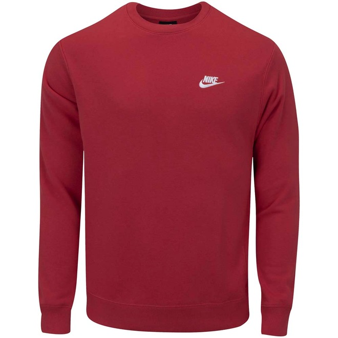 Blusão de Moletom Nike Sportswear Club Crew FT - Masculino - Foto 1