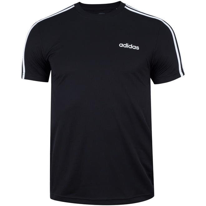 Camiseta adidas D2M 3S Tee - Masculina - Foto 1