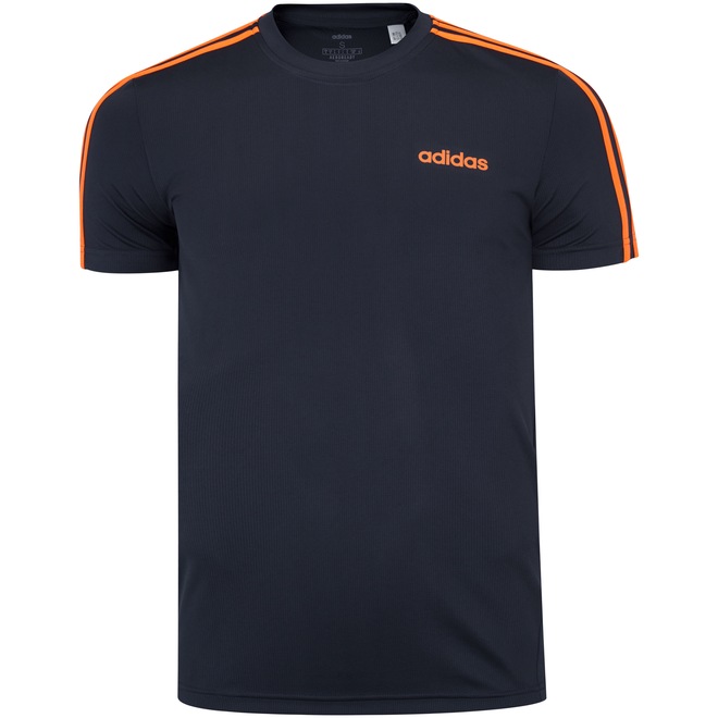 Camiseta adidas D2M 3S Tee - Masculina - Foto 1