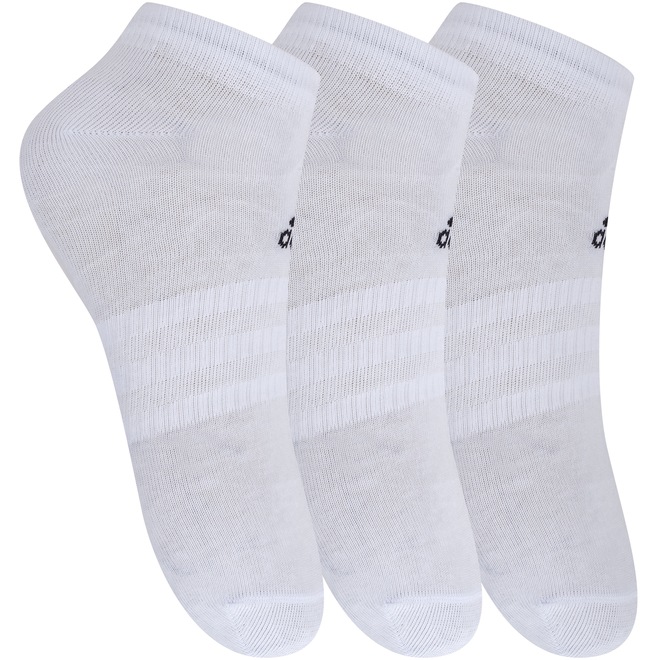 Kit de Meias adidas Cush Low com 3 Pares - 38 a 40 - Feminino - Foto 1