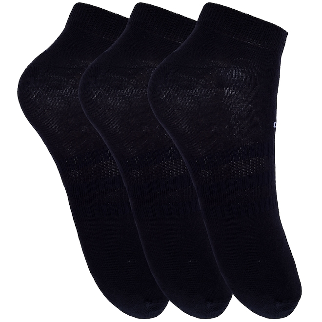 Kit de Meias adidas Cush Low com 3 Pares - 38 a 40 - Feminino - Foto 1