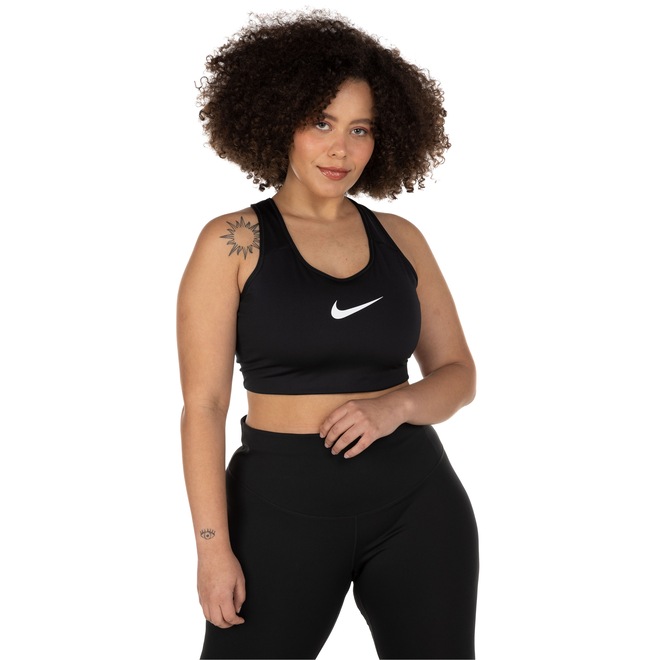 Top Fitness Nike Swoosh BRA Plus - Adulto - Foto 2