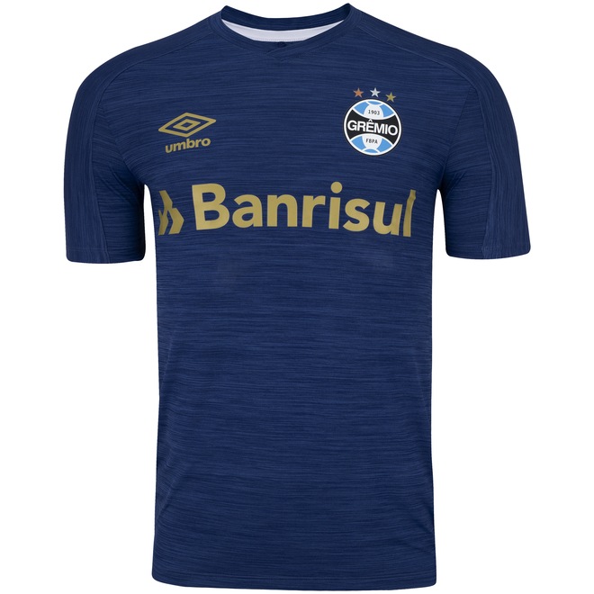 Camisa do Grêmio Aquecimento 2020 Umbro - Masculina - Foto 1
