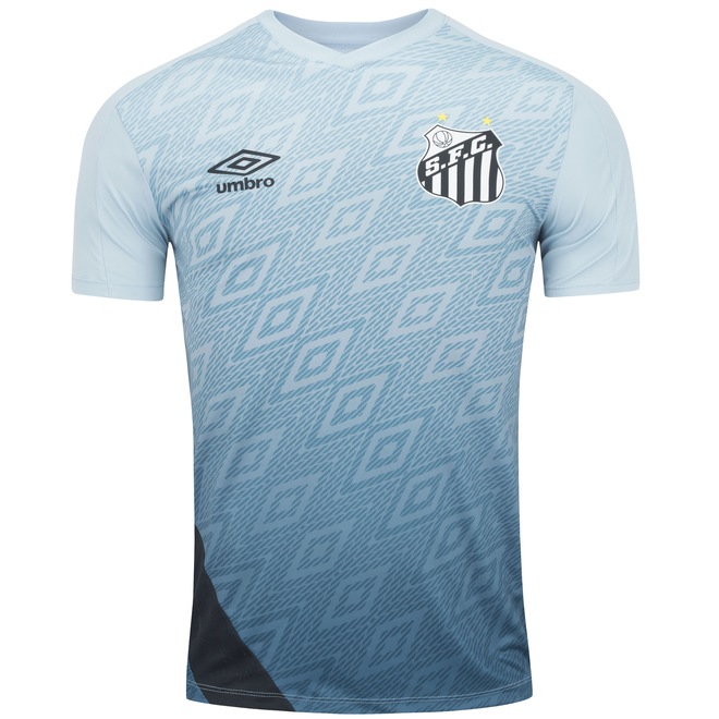 Camisa de Treino do Santos 2020 Umbro - Masculina - Foto 1