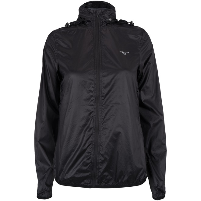 Jaqueta Corta-Vento Mizuno Run Fast Com Capuz - Feminina - Foto 1