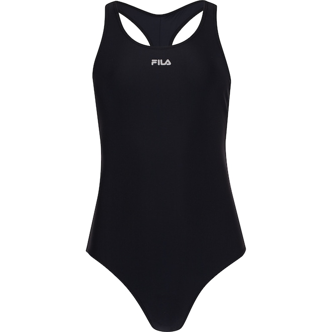 Maiô para Natação com Proteção Solar UV Fila Tri Logo II - Adulto - Foto 1