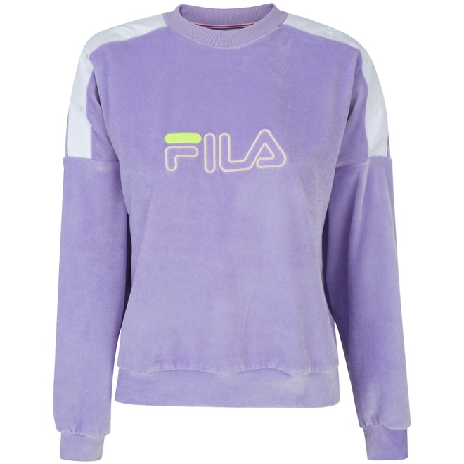 Blusão Fila Tape Plush - Feminino - Foto 1