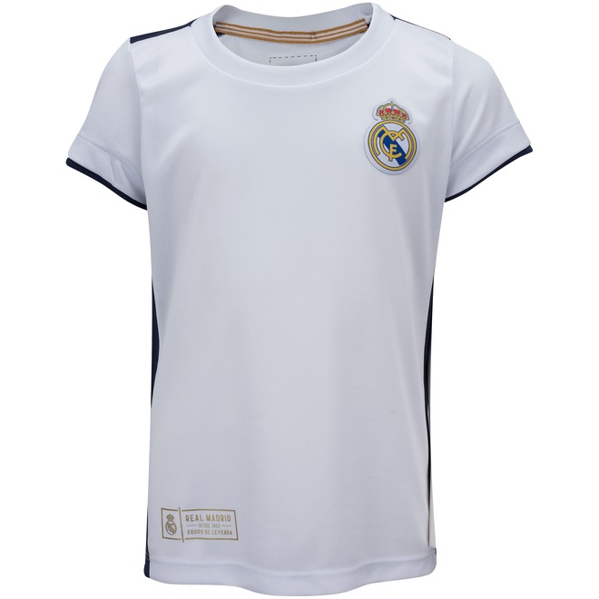 Camiseta do Real Madrid Escudo - Juvenil - Foto 1