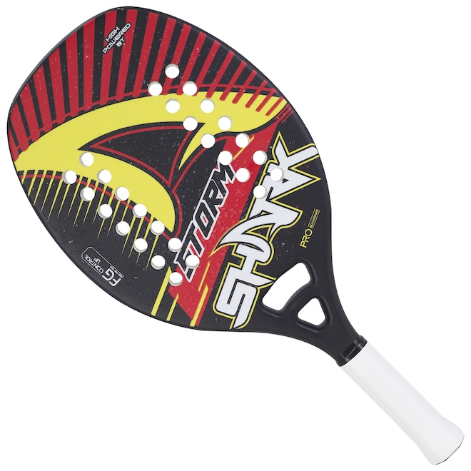 Raquete de Beach Tennis Shark Storm - Adulto - Foto 1