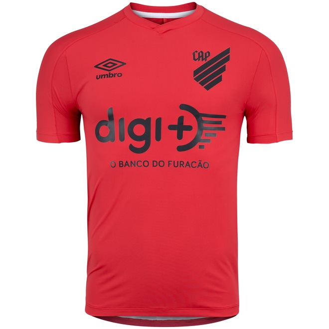 Camisa do Athletico-PR Aquecimento 2020 Umbro - Masculina - Foto 1