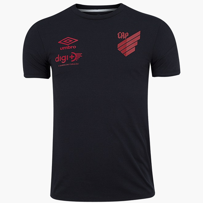 Camiseta do Athletico-PR Concentração 2020 Umbro - Masculina - Foto 1