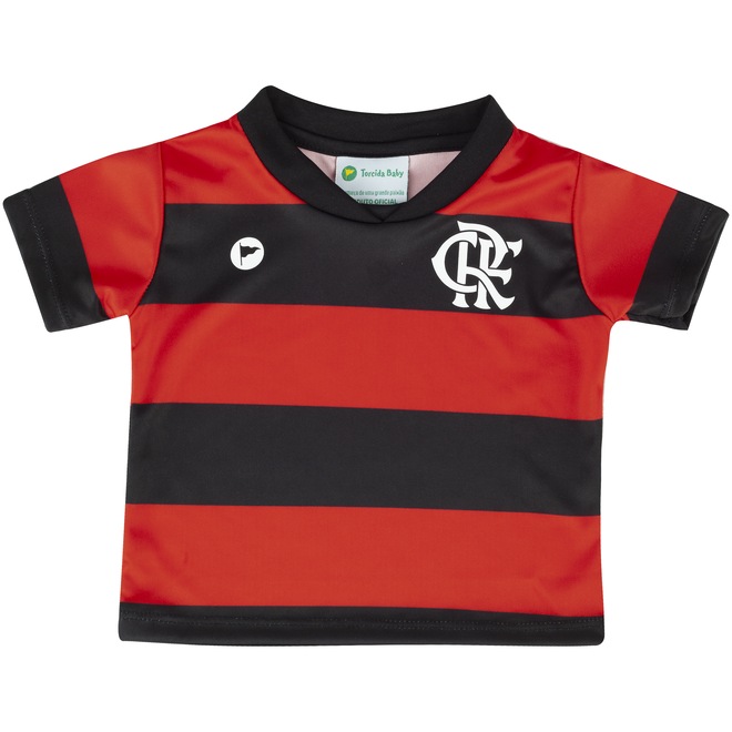 Camiseta do Flamengo Avulsa Sublimada 031SX Torcida Baby - Infantil - Foto 1