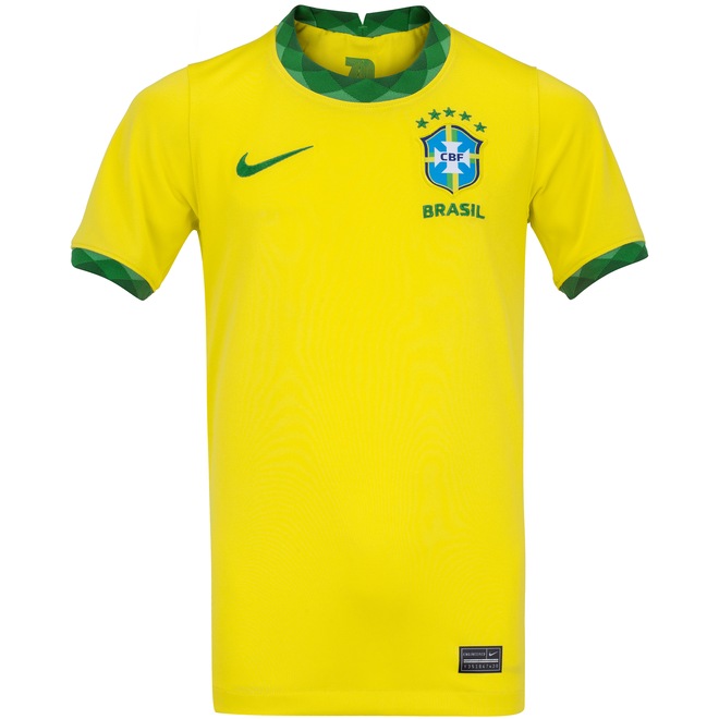 Camisa da Seleção Brasileira I 2020 Nike - Infantil - Foto 1