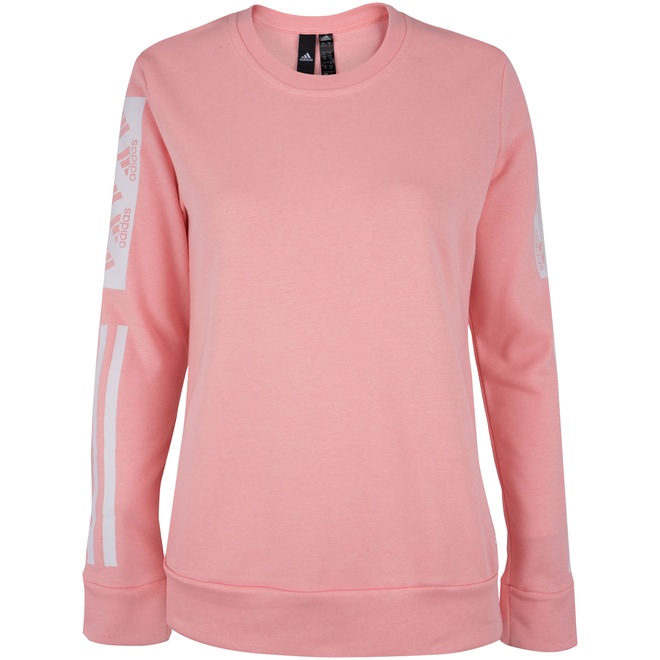 Blusão adidas Block Crew - Feminino - Foto 1