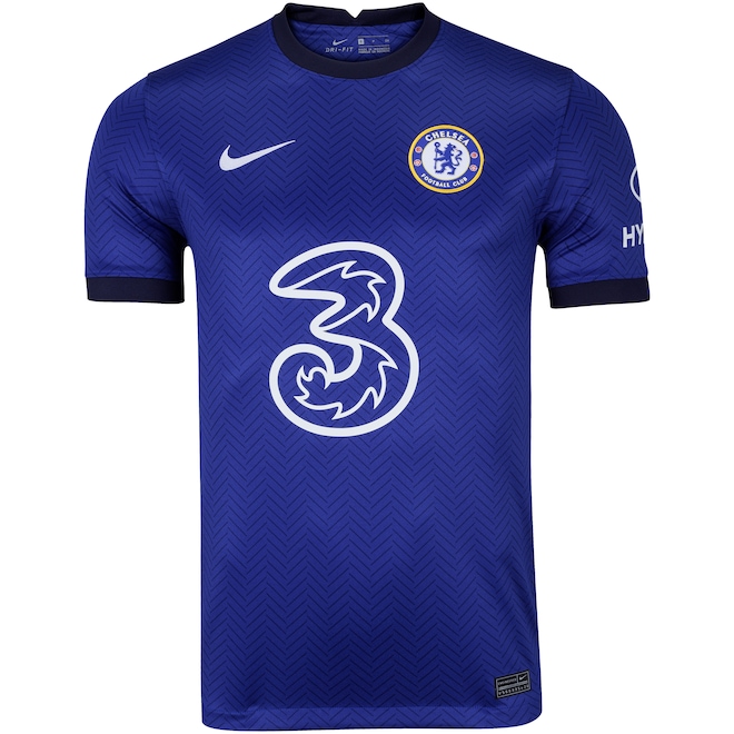 Camisa Chelsea I 20/21 Nike - Masculina - Foto 1