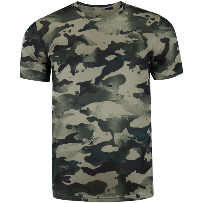 Camiseta Nike Dry Tee Leg Camo AOP - Masculina - Foto 1